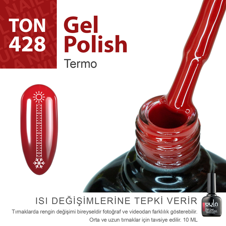 Kalıcı Oje Nailsoul Termo 10ml Ton 428