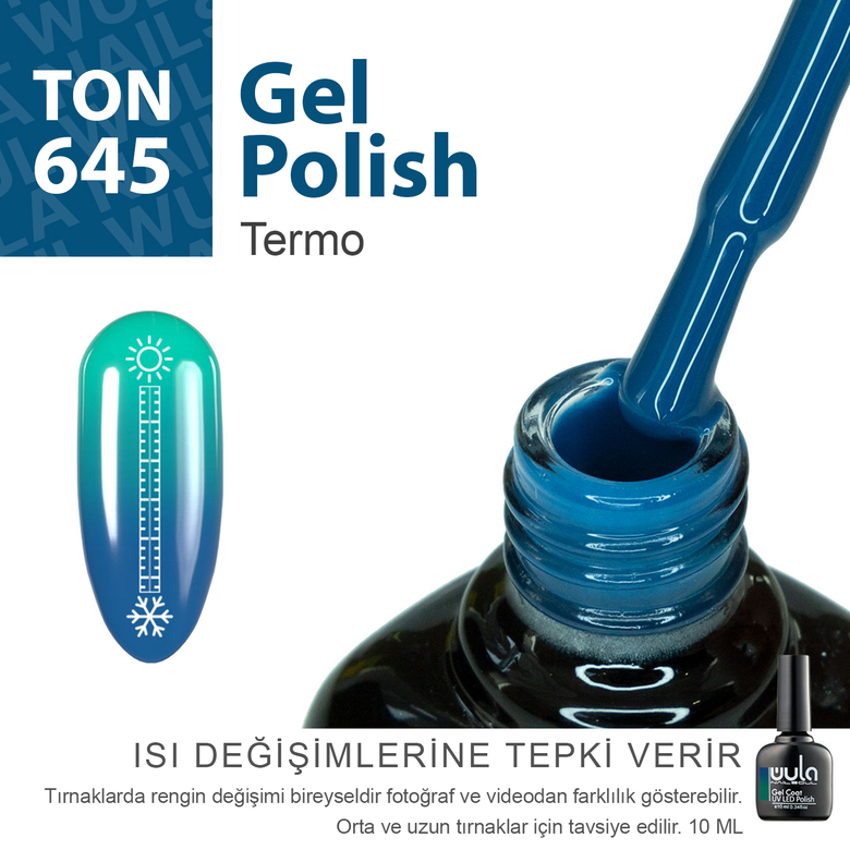 Kalıcı Oje Nailsoul Termo 10ml Ton 645