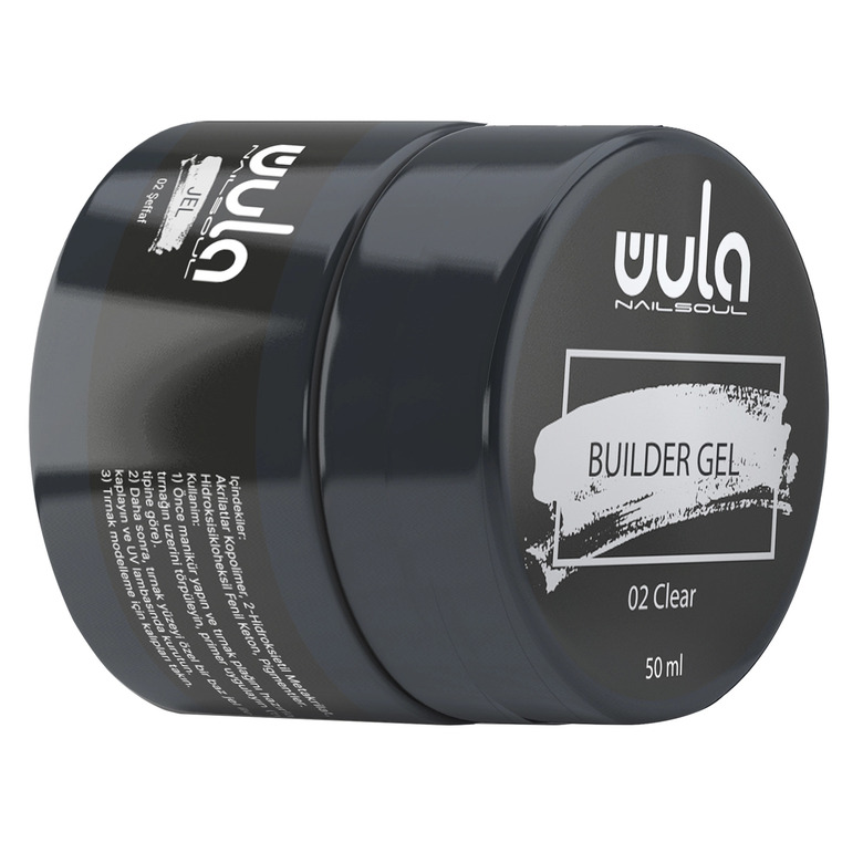 Protez Tırnak Jeli Builder 50ml Clear 02