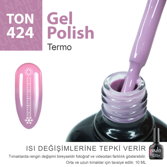 Kalıcı Oje Nailsoul Termo 10ml Ton 424