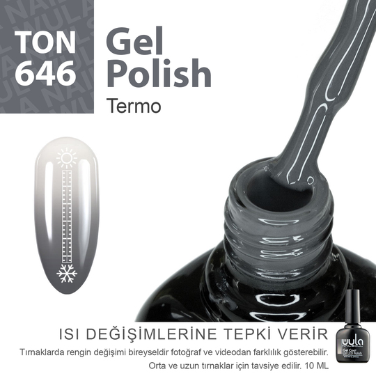 Kalıcı Oje Nailsoul Termo 10ml Ton 646